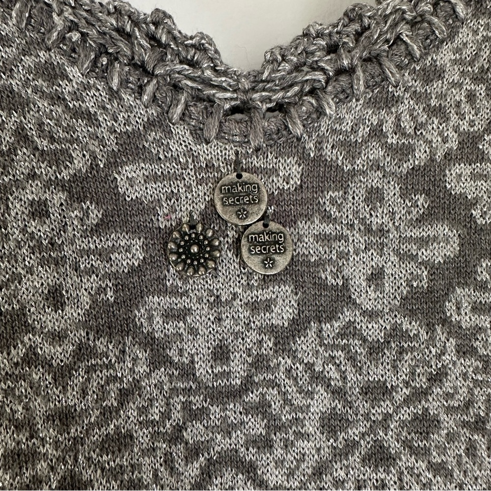Odd Molly Grey Knit Maxi Dress - Picture 6 of 6
